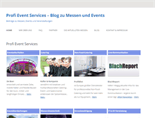 Tablet Screenshot of profi-event-services.de